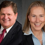 Mike Robertson, host of Straight Talk Money, and Lisa Emsbo-Mattingly, Fidelity Investments and President of NABE